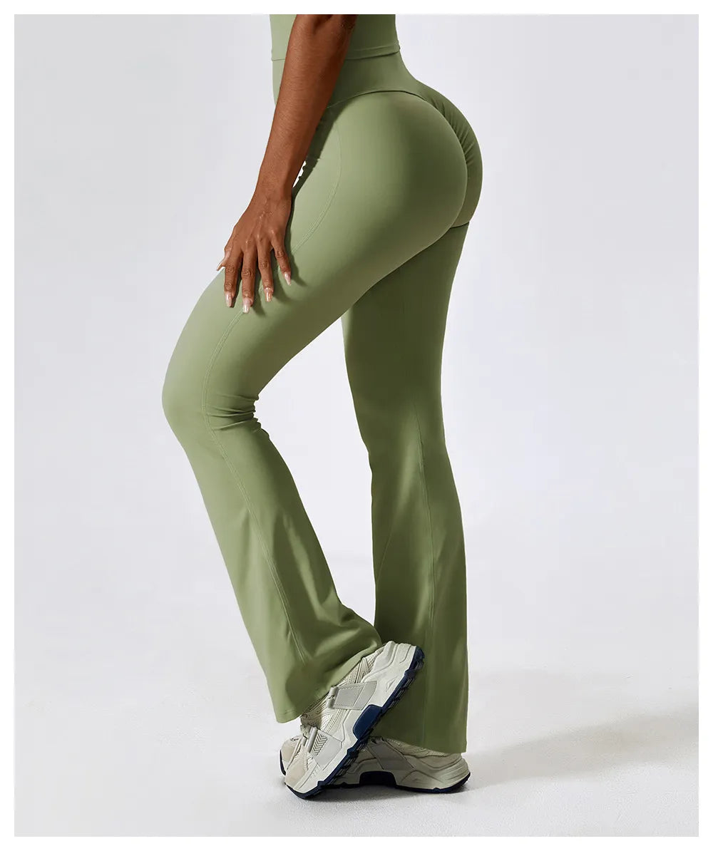 High-Waist Flare Yoga Leggings