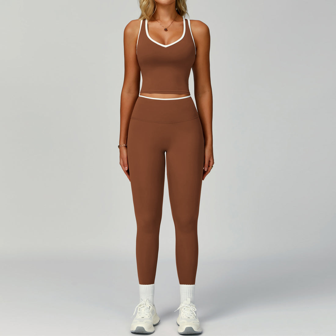 Set for Women - Tight-Fitting Backless Yoga Suit for Outdoor Fitness eprolo