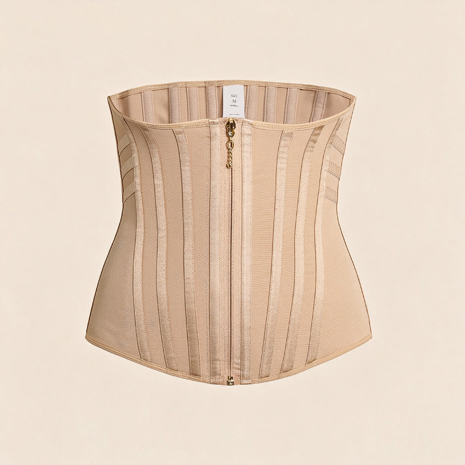 High Compression Curved Boned Waist Trainer TheJellyBra