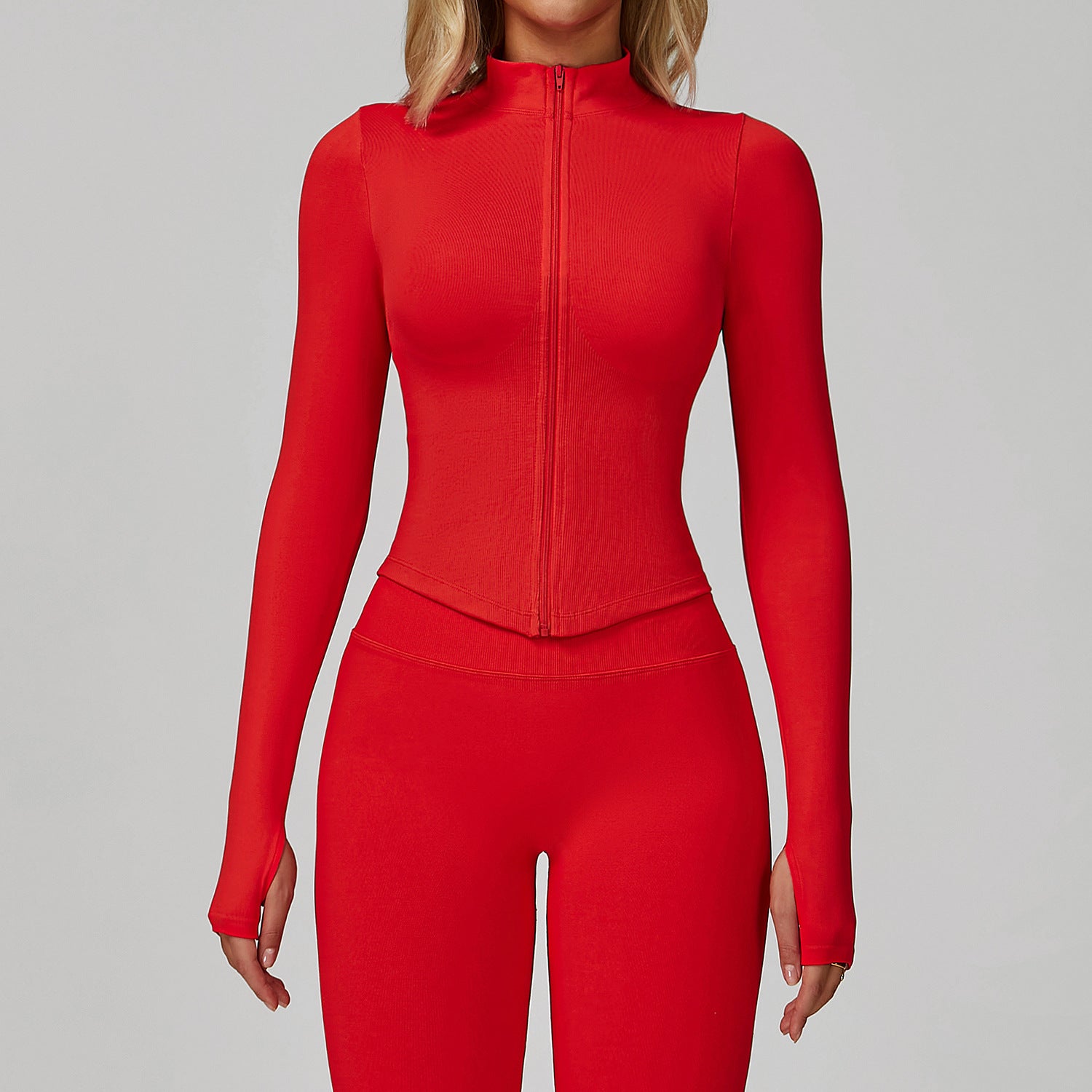 Yoga Jacket Women's Fitted Quick-Dry Yoga Top Outdoor Fitness Sports Top eprolo