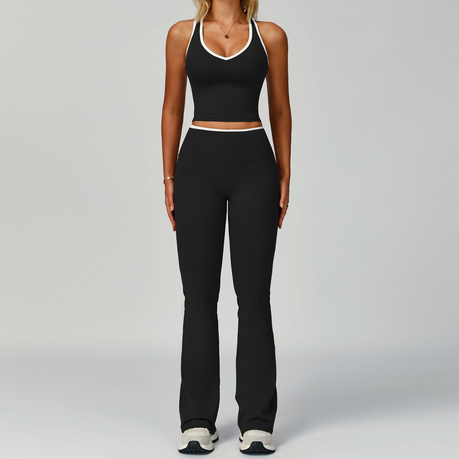 Set for Women - Tight-Fitting Backless Yoga Suit for Outdoor Fitness eprolo