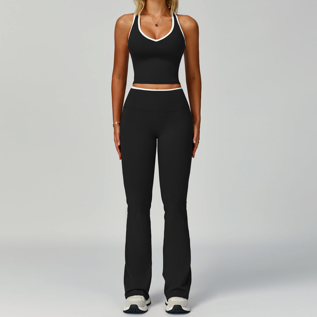 Set for Women - Tight-Fitting Backless Yoga Suit for Outdoor Fitness eprolo