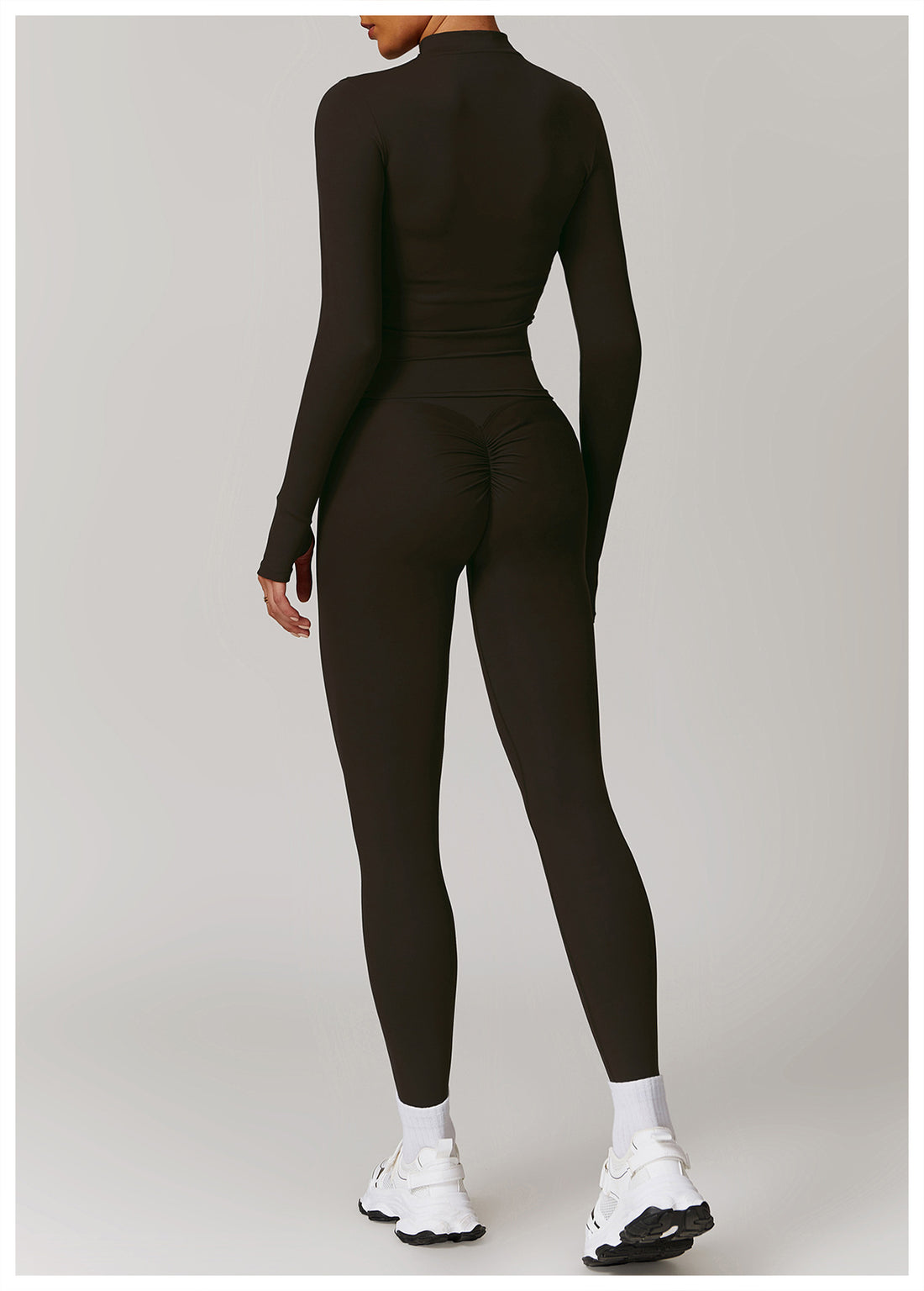 Zip-Up Long Sleeve & Legging Yoga Set