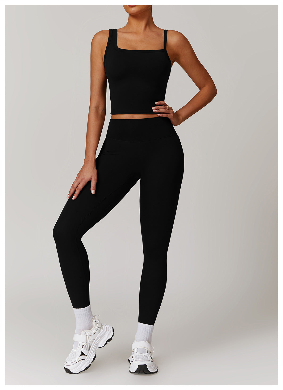 Quick-Dry Strappy Bra & Legging Set