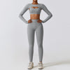 Tight yoga suit, nude quick drying exercise set, slimming fitness suit eprolo