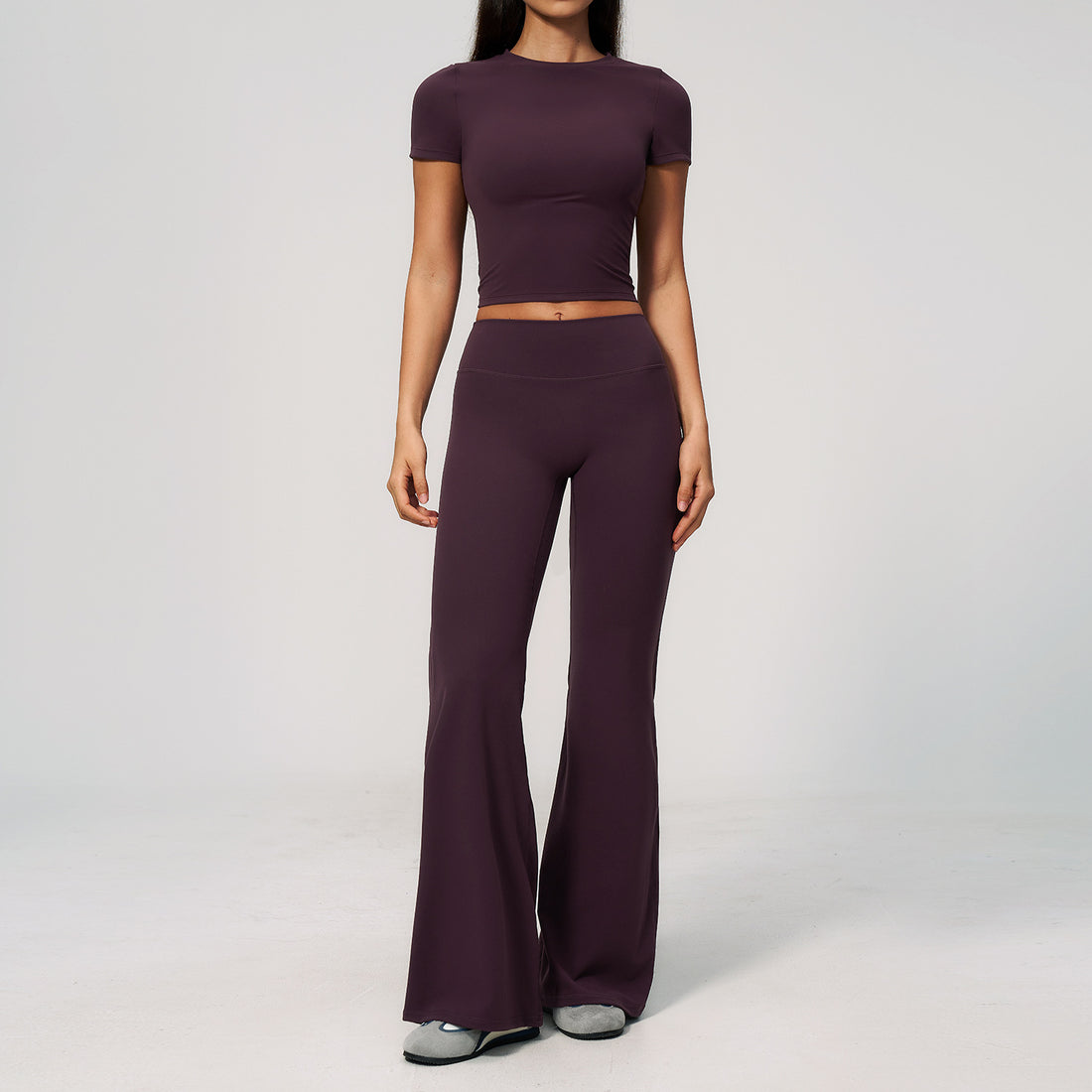 Creamy Feel Sportswear Set, Casual Slimming High-Waisted Butt-Lifting Outdoor Fitness Running Quick-Dry Athletic Wear eprolo