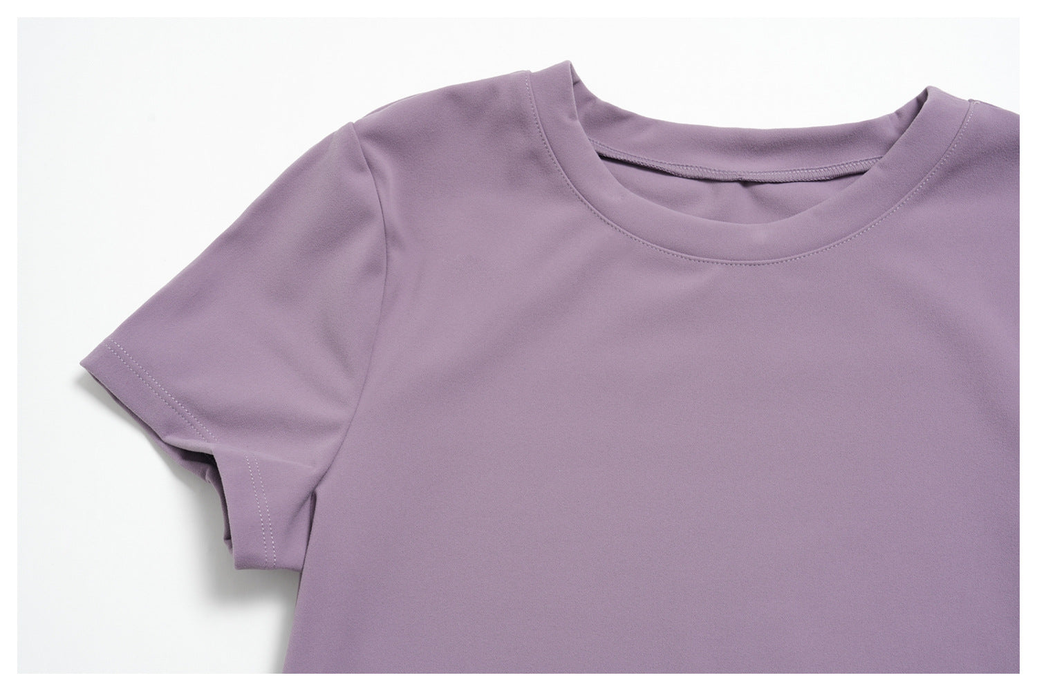 Crew Neck Crop Top & Flare Pants Set