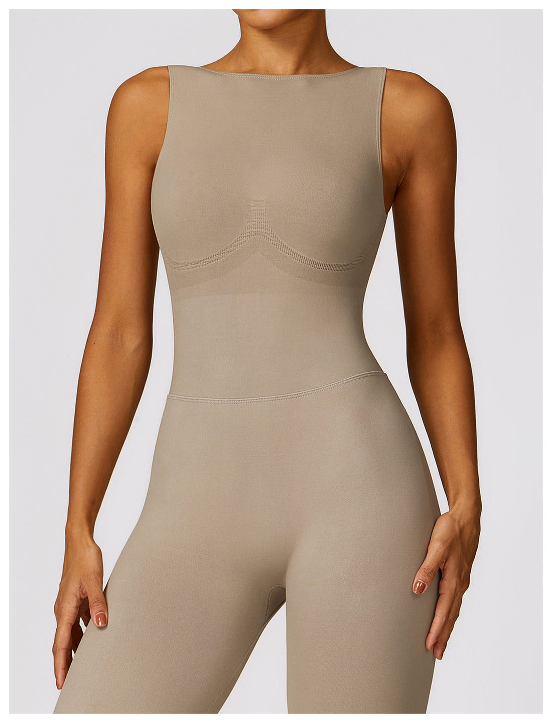 Sleeveless Fitted Yoga Unitard