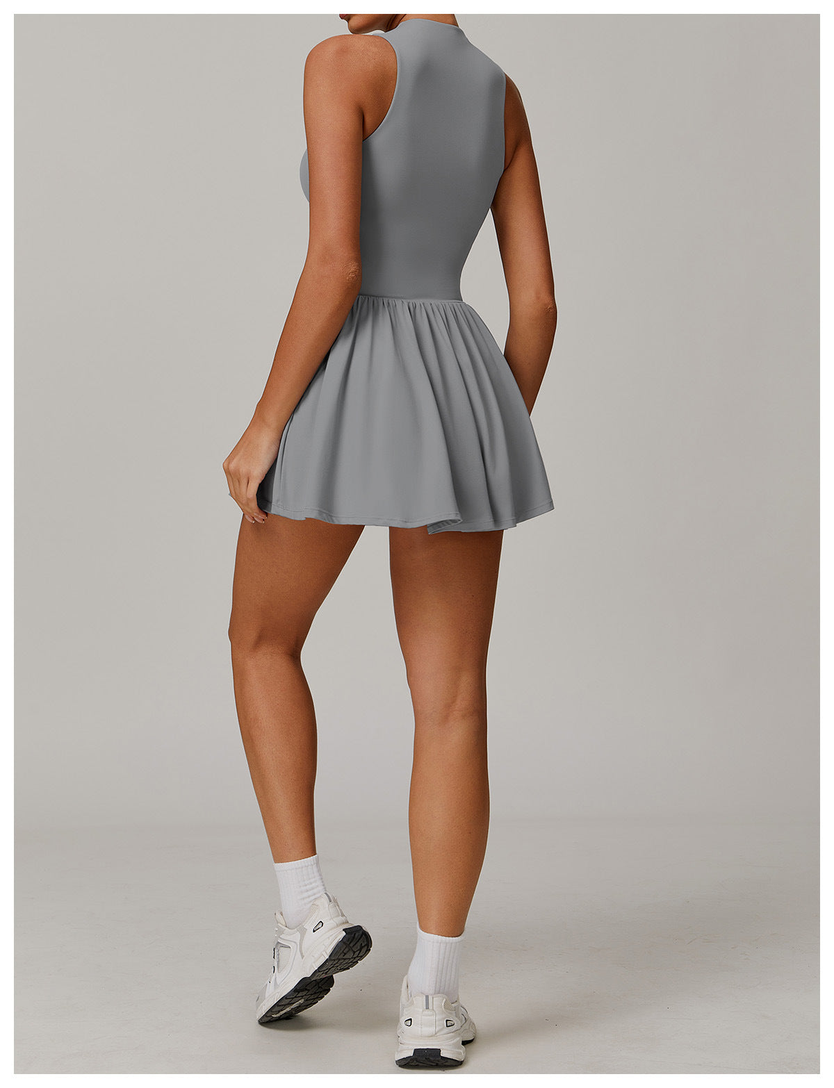 Cloud Sense Fit-and-Flare Tennis Dress