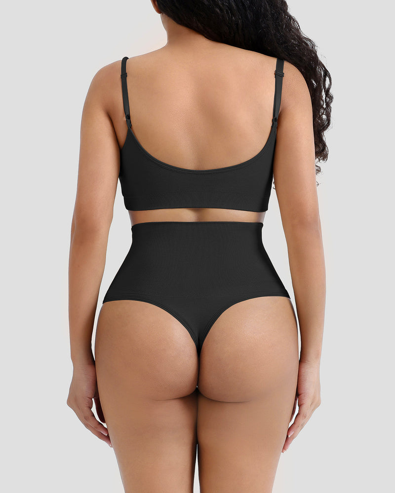 High Compression Seamless Thong Shapewear Set | Waist Slimming & Tummy Control eprolo