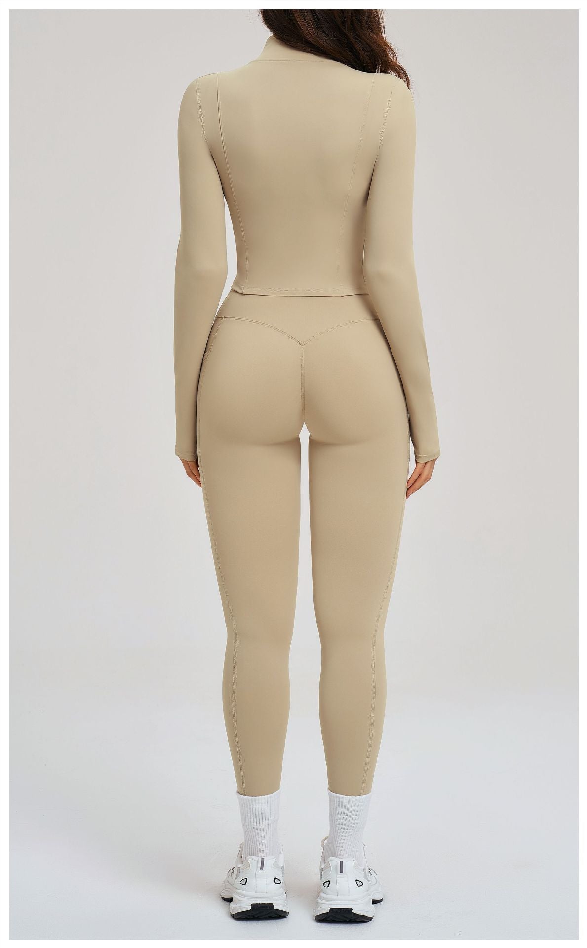 Women's Seamless Zip 3-Piece Activewear Set