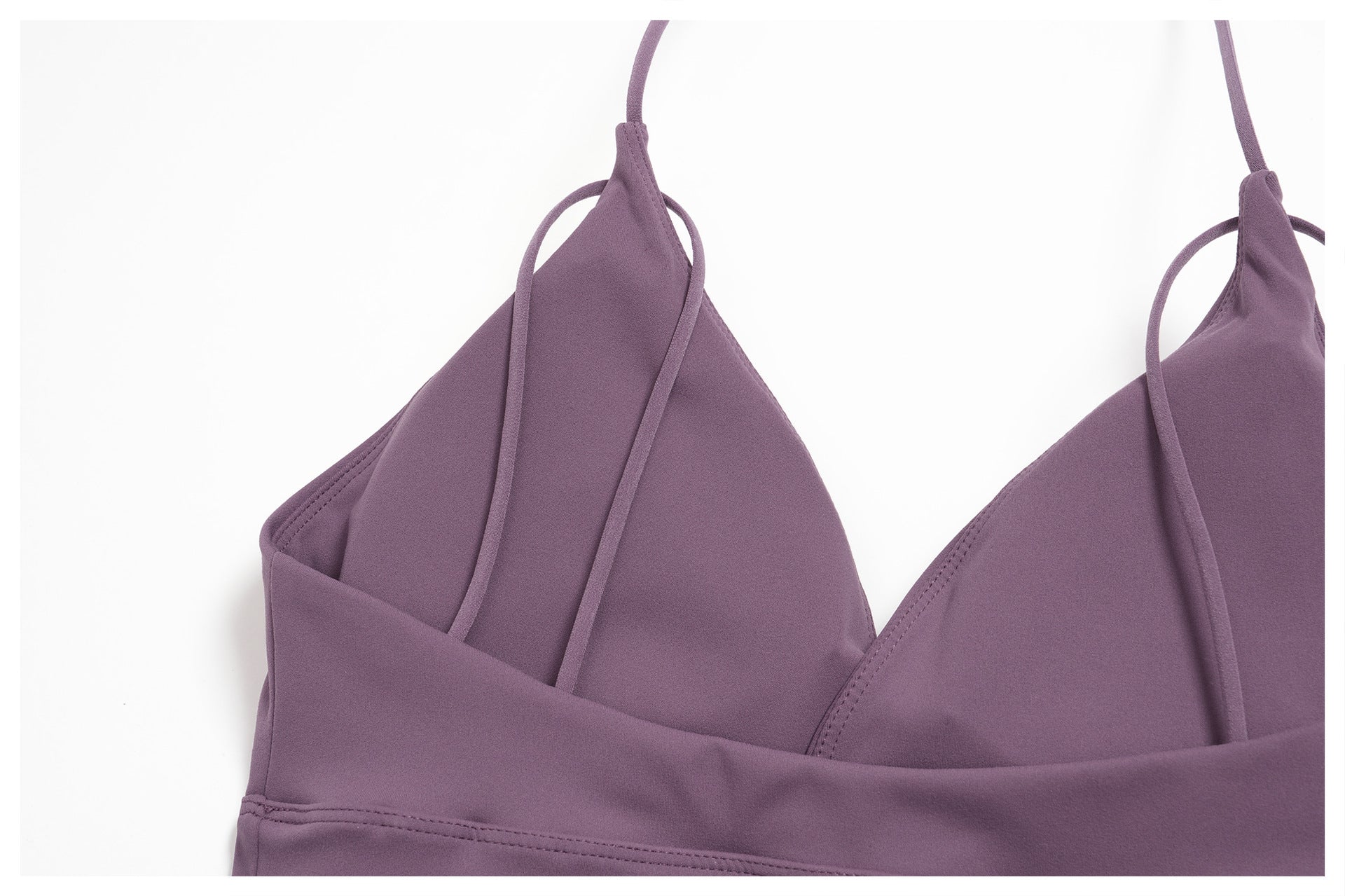 V-Neck Cami Top & Straight-Leg Pants Set