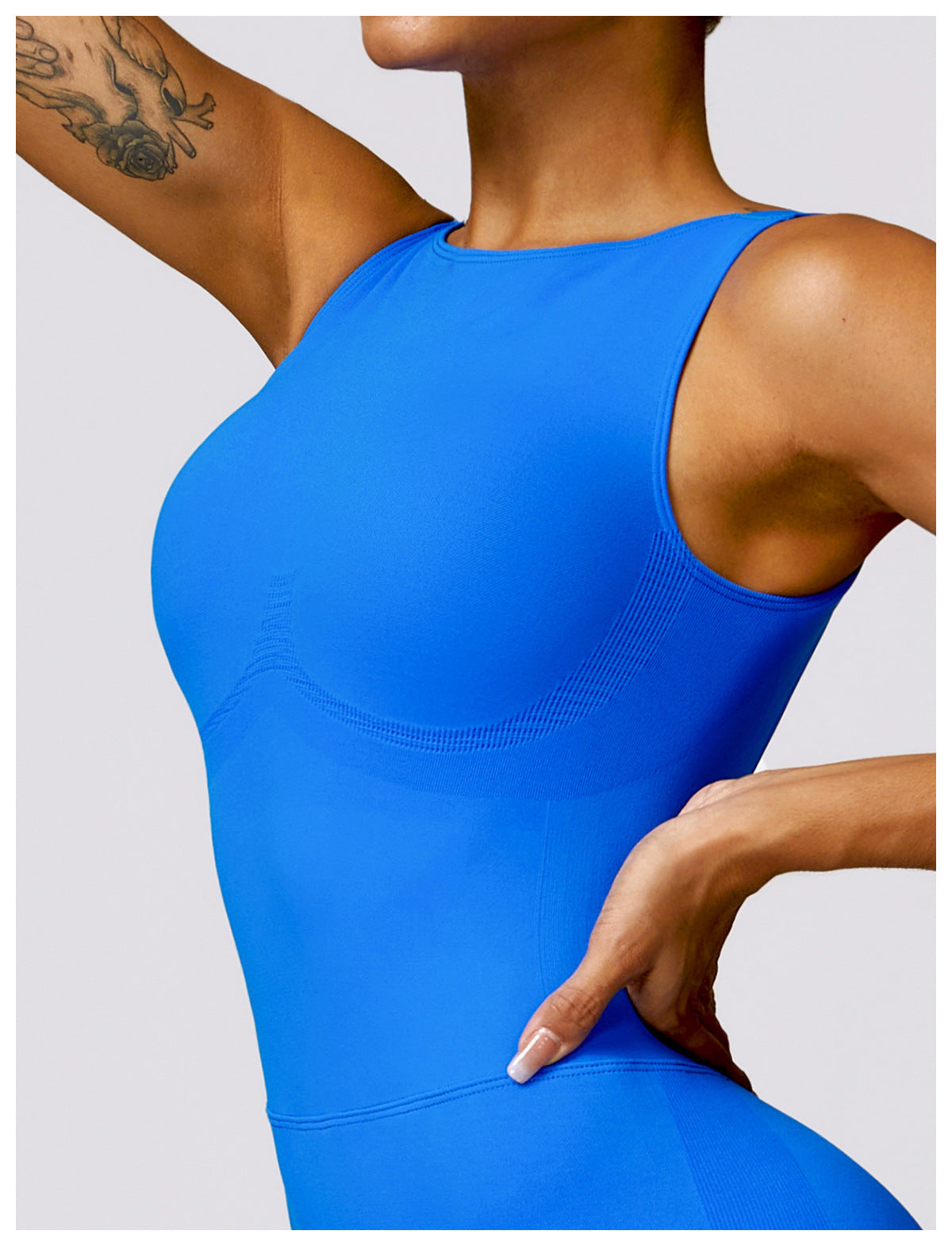 Sleeveless Fitted Yoga Unitard