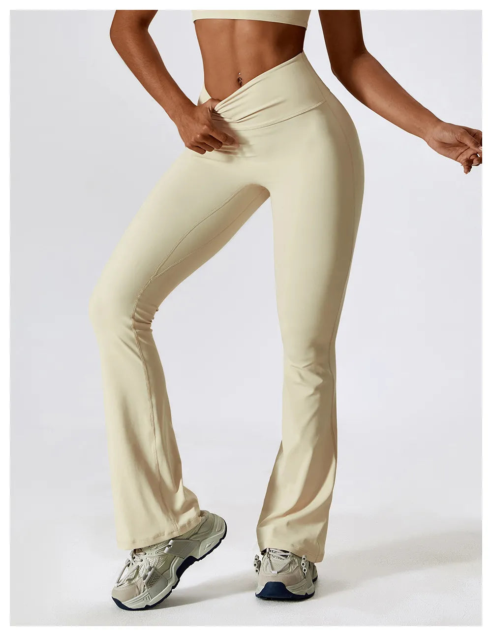 High-Waist Flare Yoga Leggings