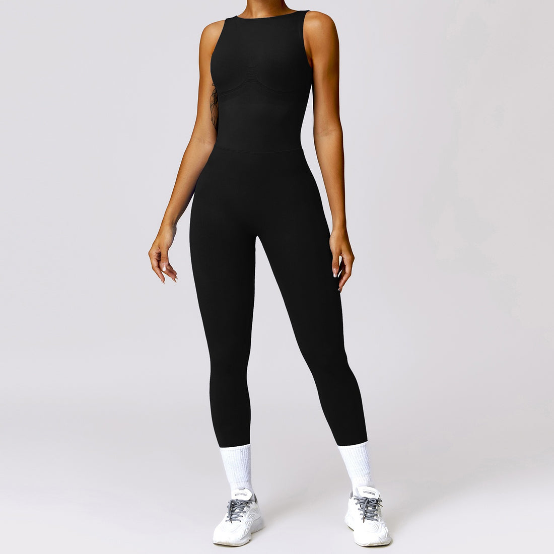 European and American tight-fitting beautiful back yoga one-piece sports fitness hollow hip-lifting one-piece yoga suit for wome eprolo