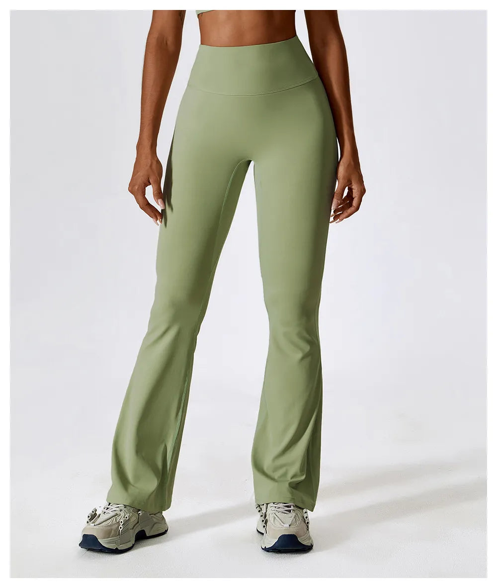 High-Waist Flare Yoga Leggings