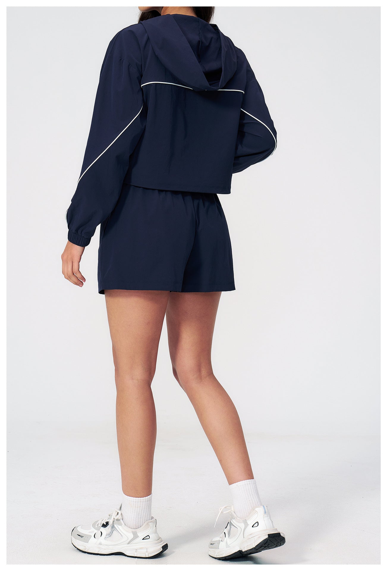 Cropped Hoodie & Shorts Sun Set
