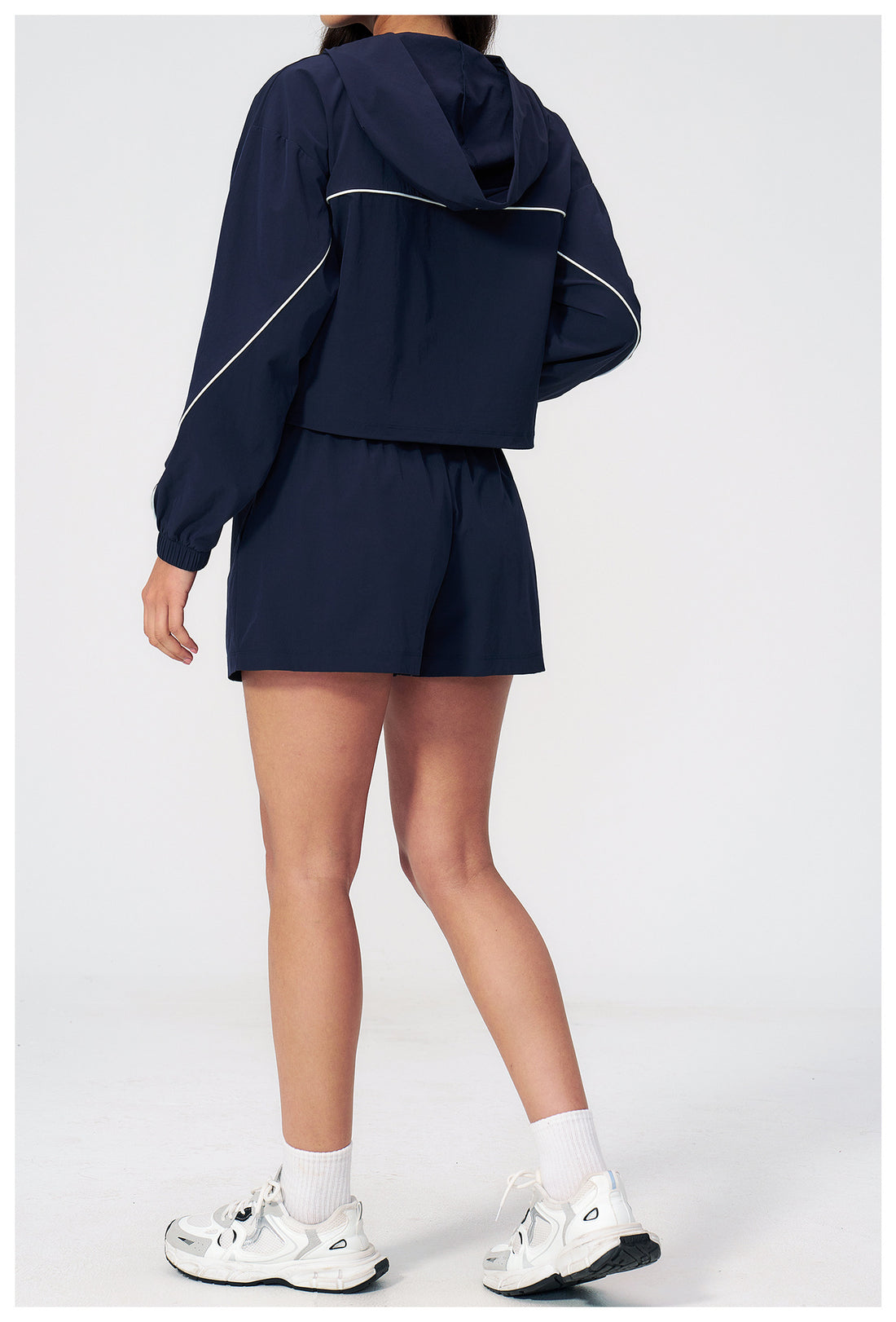 Cropped Hoodie & Shorts Sun Set