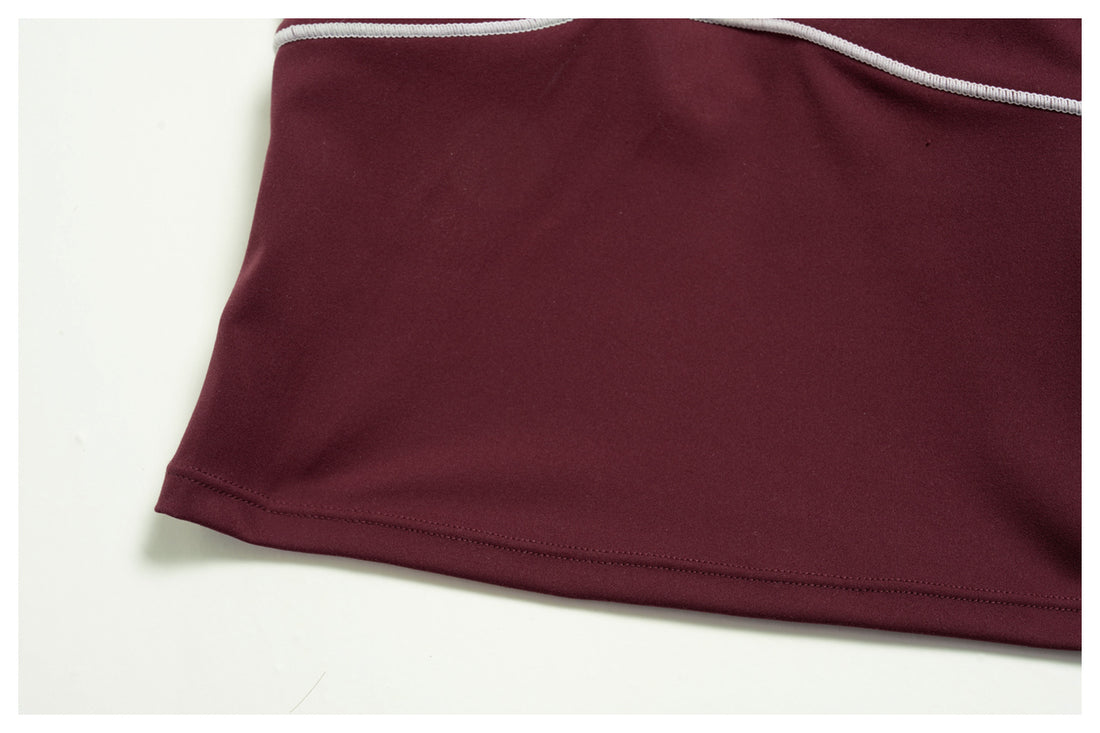 V-Neck Cami Bra & Running Shorts Set