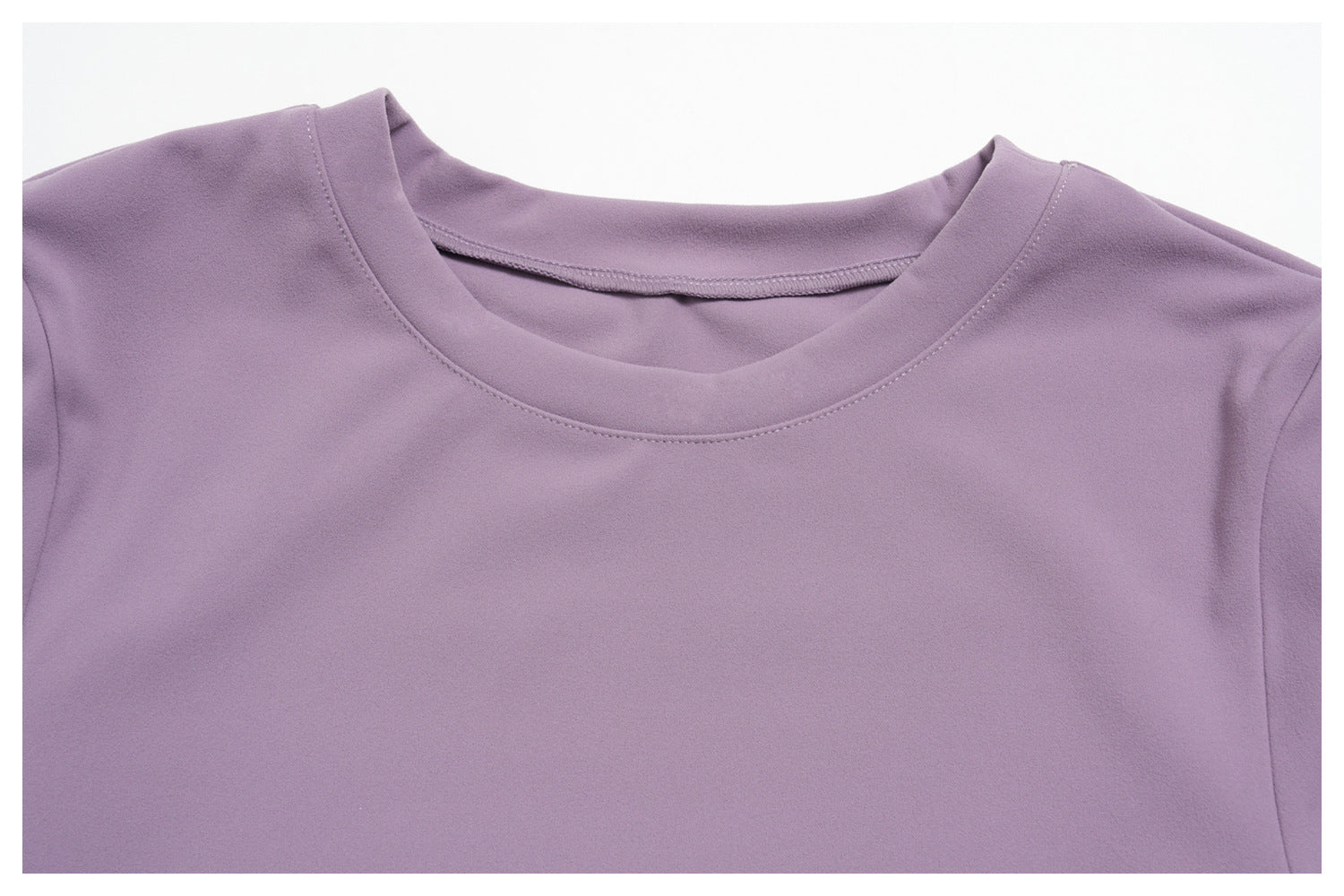 Crew Neck Crop Top & Flare Pants Set