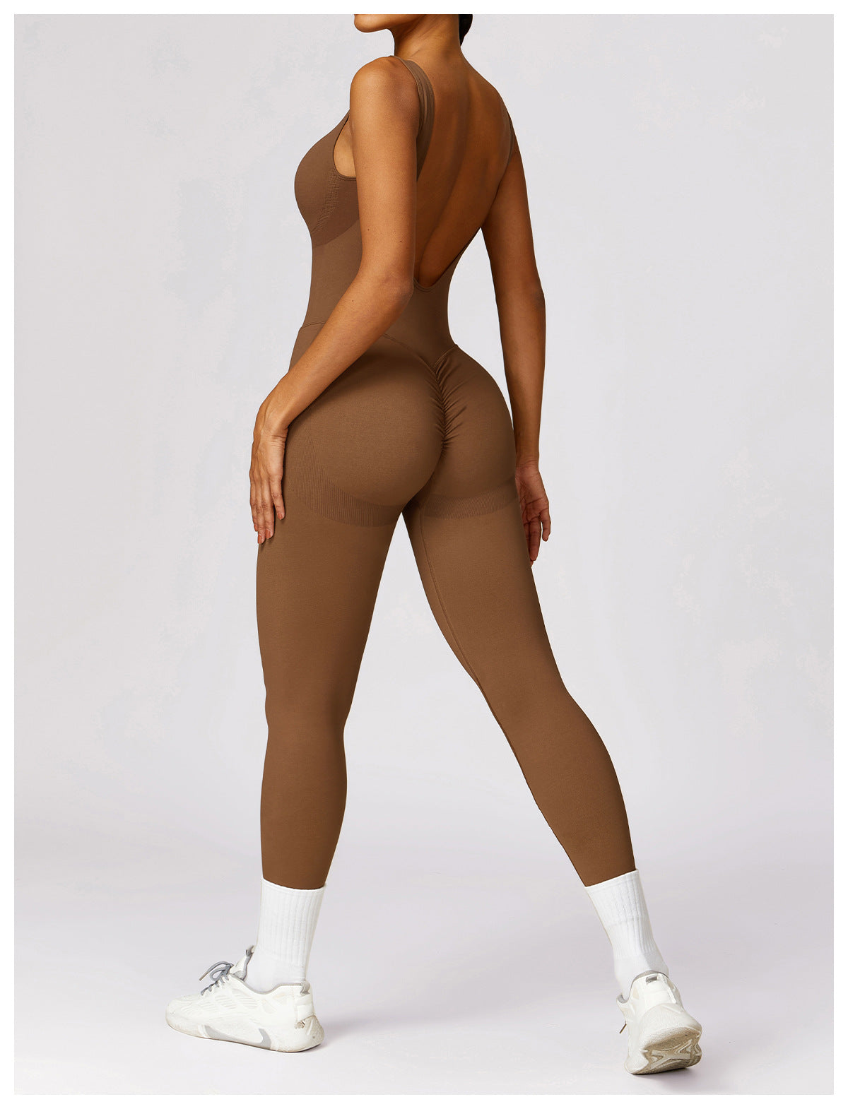 Sleeveless Fitted Yoga Unitard