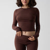 Cotton Jersey Long Sleeve T-Shirt for Home Wear and Yoga eprolo