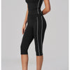 Color-Block Racerback Cami & Capri Legging Set