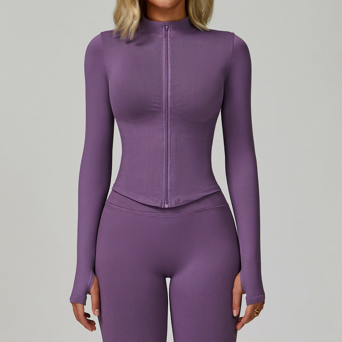 Yoga Jacket Women's Fitted Quick-Dry Yoga Top Outdoor Fitness Sports Top eprolo