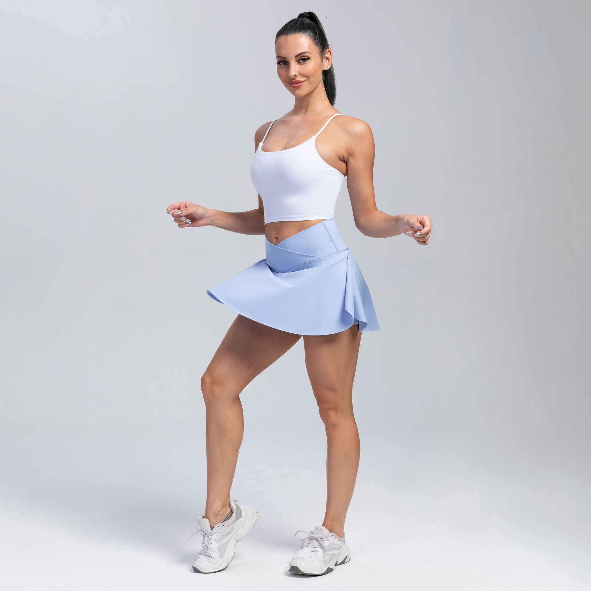 Sports skirts, yoga shorts, tennis skirts, fitness clothes, outdoor high waisted yoga clothes for women eprolo