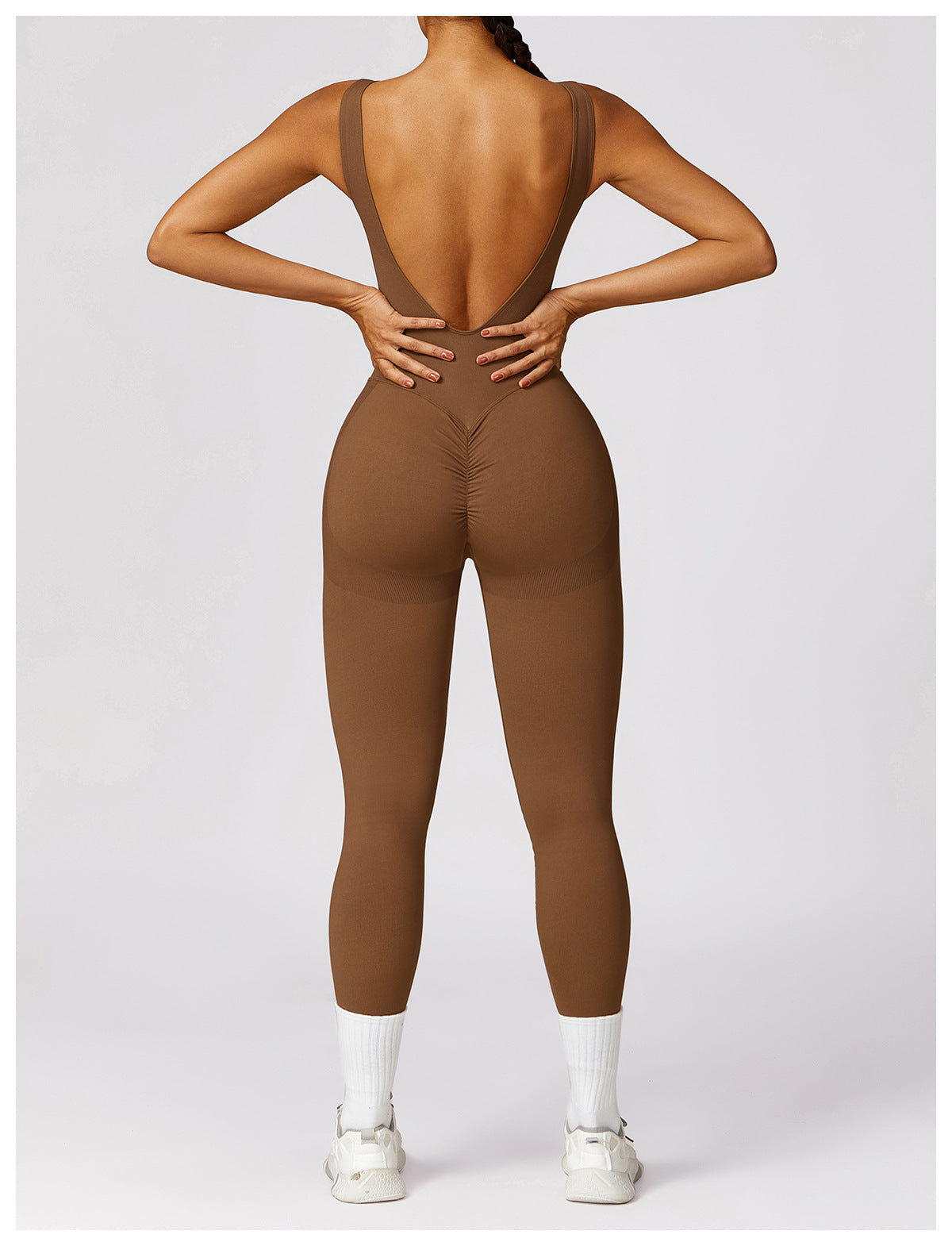Sleeveless Fitted Yoga Unitard