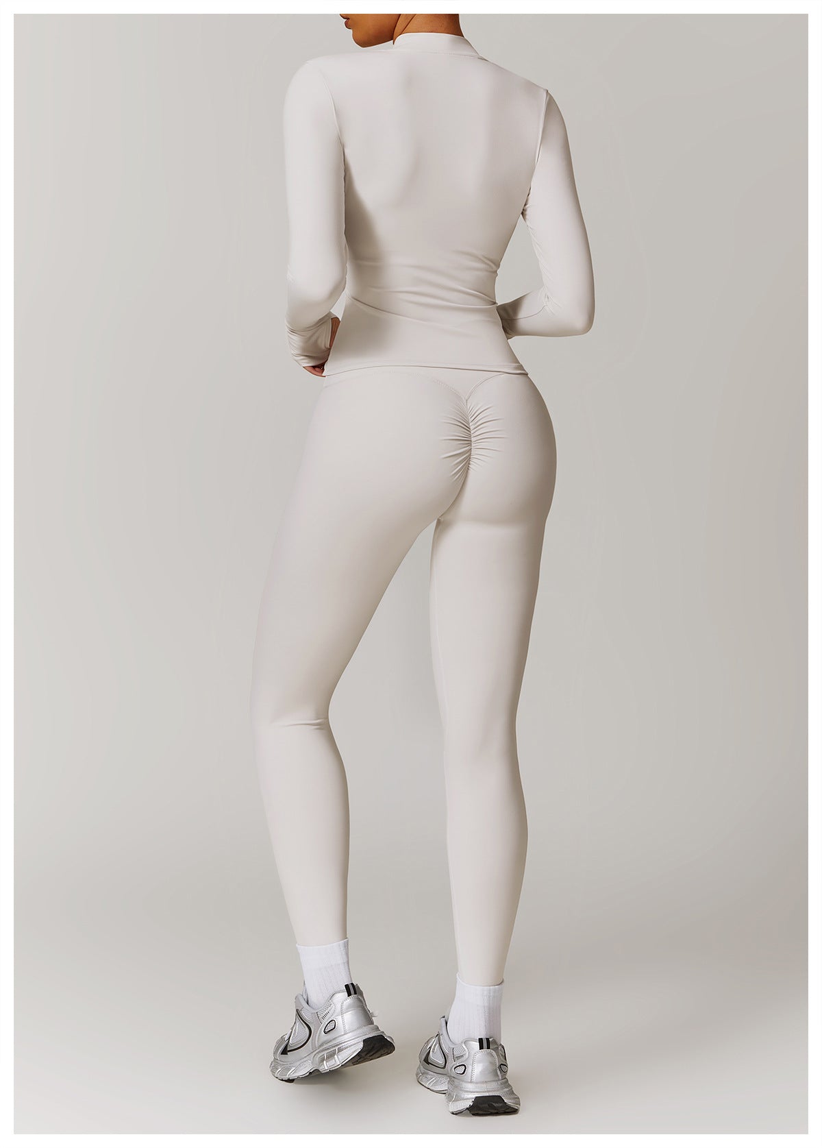 Zip-Up Long Sleeve & Legging Yoga Set
