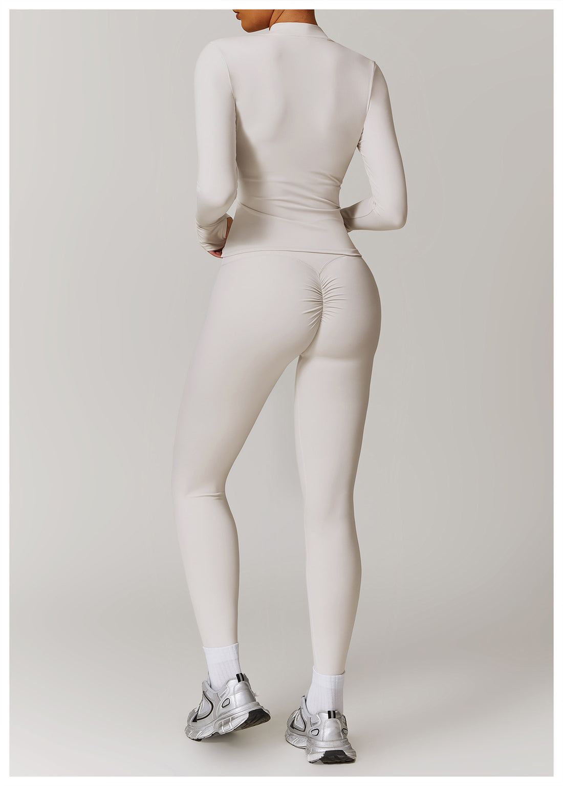 Zip-Up Long Sleeve & Legging Yoga Set
