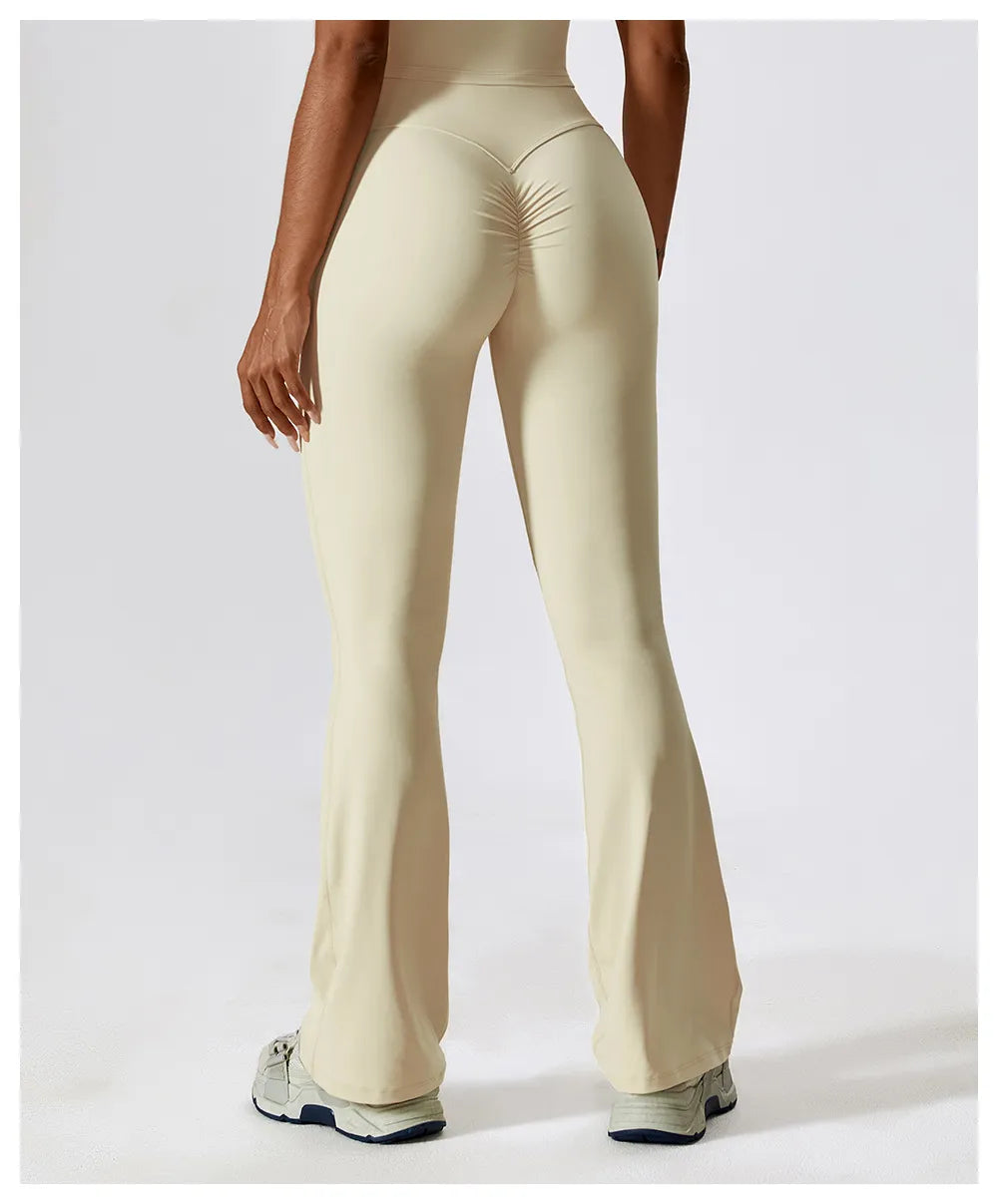 High-Waist Flare Yoga Leggings
