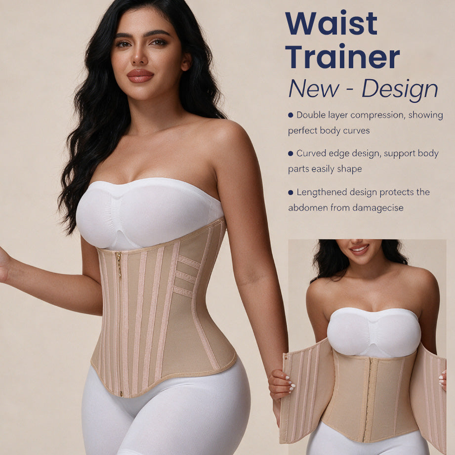 High Compression Curved Boned Waist Trainer TheJellyBra