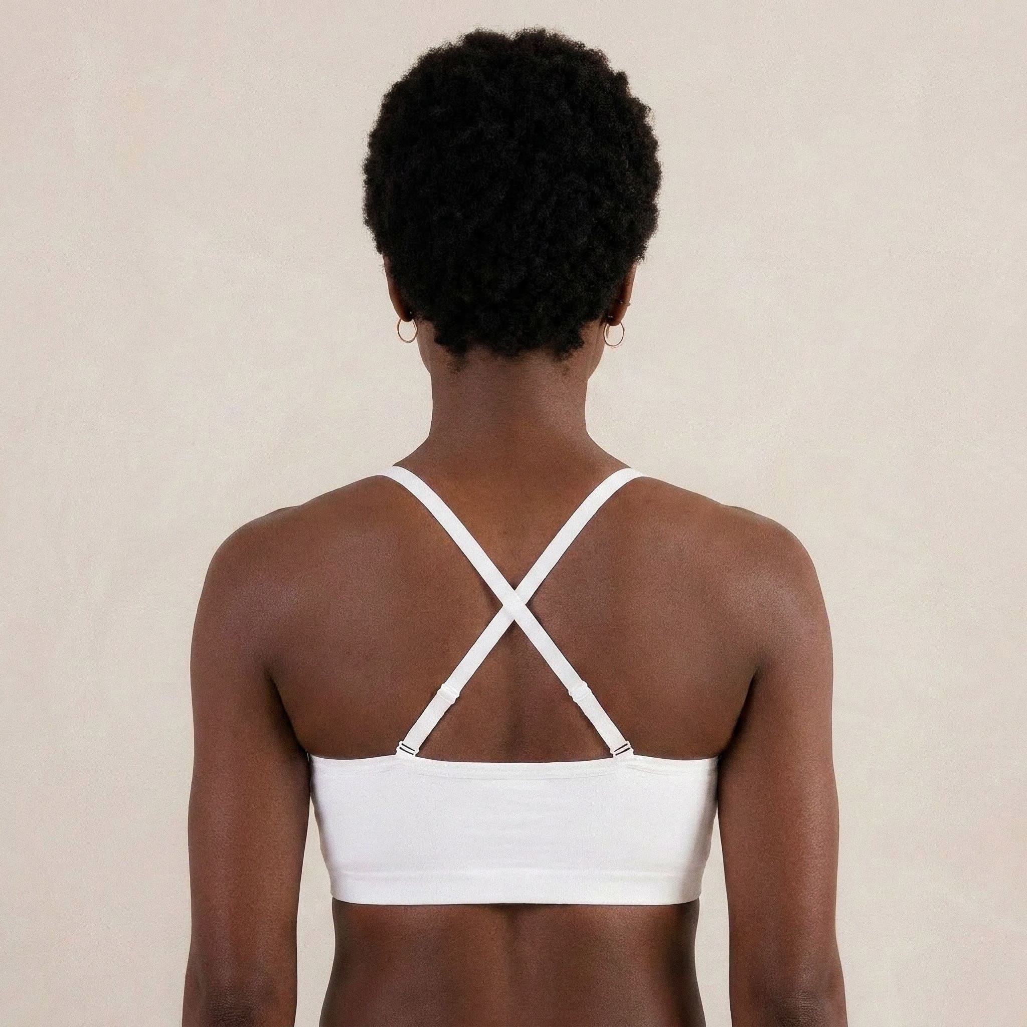 Convertible Strapless Bandeau Bra with Wireless Comfort & Anti-Slip Grip TheJellyBra
