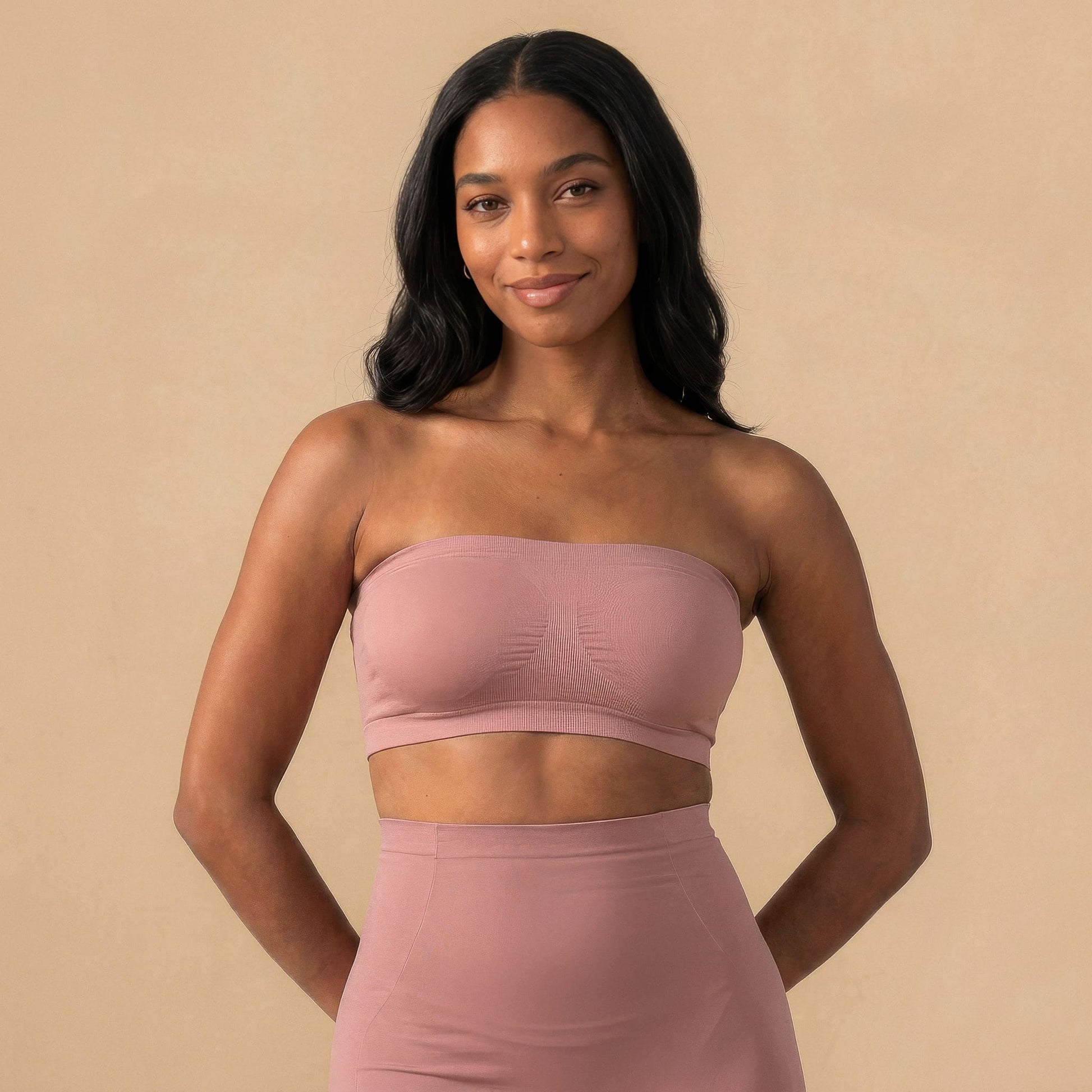 Convertible Strapless Bandeau Bra with Wireless Comfort & Anti-Slip Grip TheJellyBra