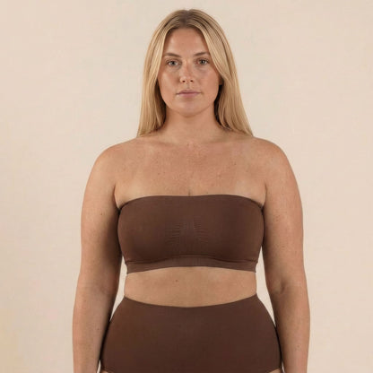 Convertible Strapless Bandeau Bra with Wireless Comfort & Anti-Slip Grip TheJellyBra