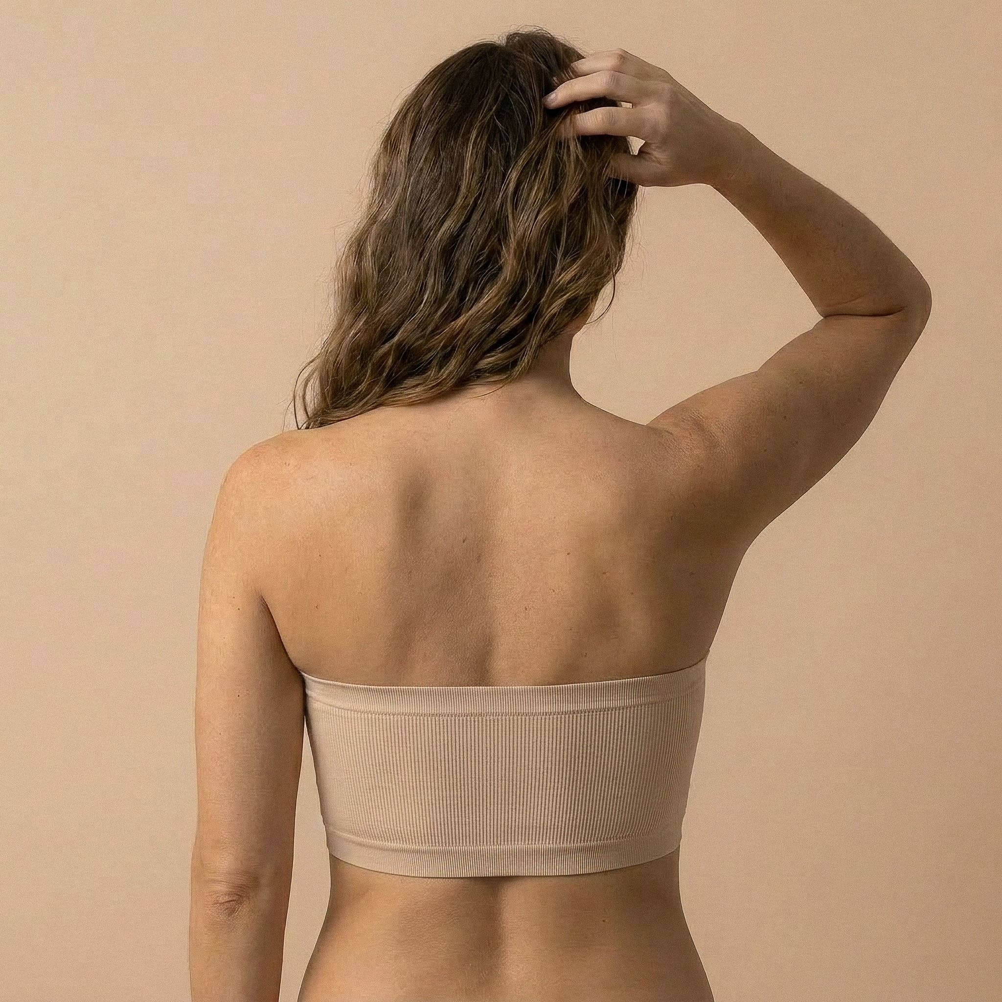Convertible Strapless Bandeau Bra with Wireless Comfort & Anti-Slip Grip TheJellyBra