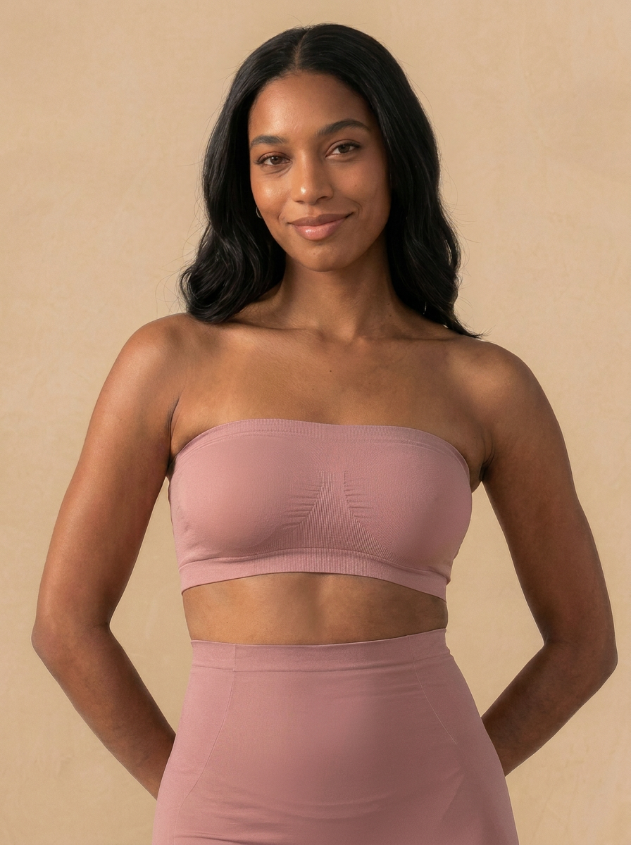 Convertible Strapless Bandeau Bra with Wireless Comfort & Anti-Slip Grip TheJellyBra
