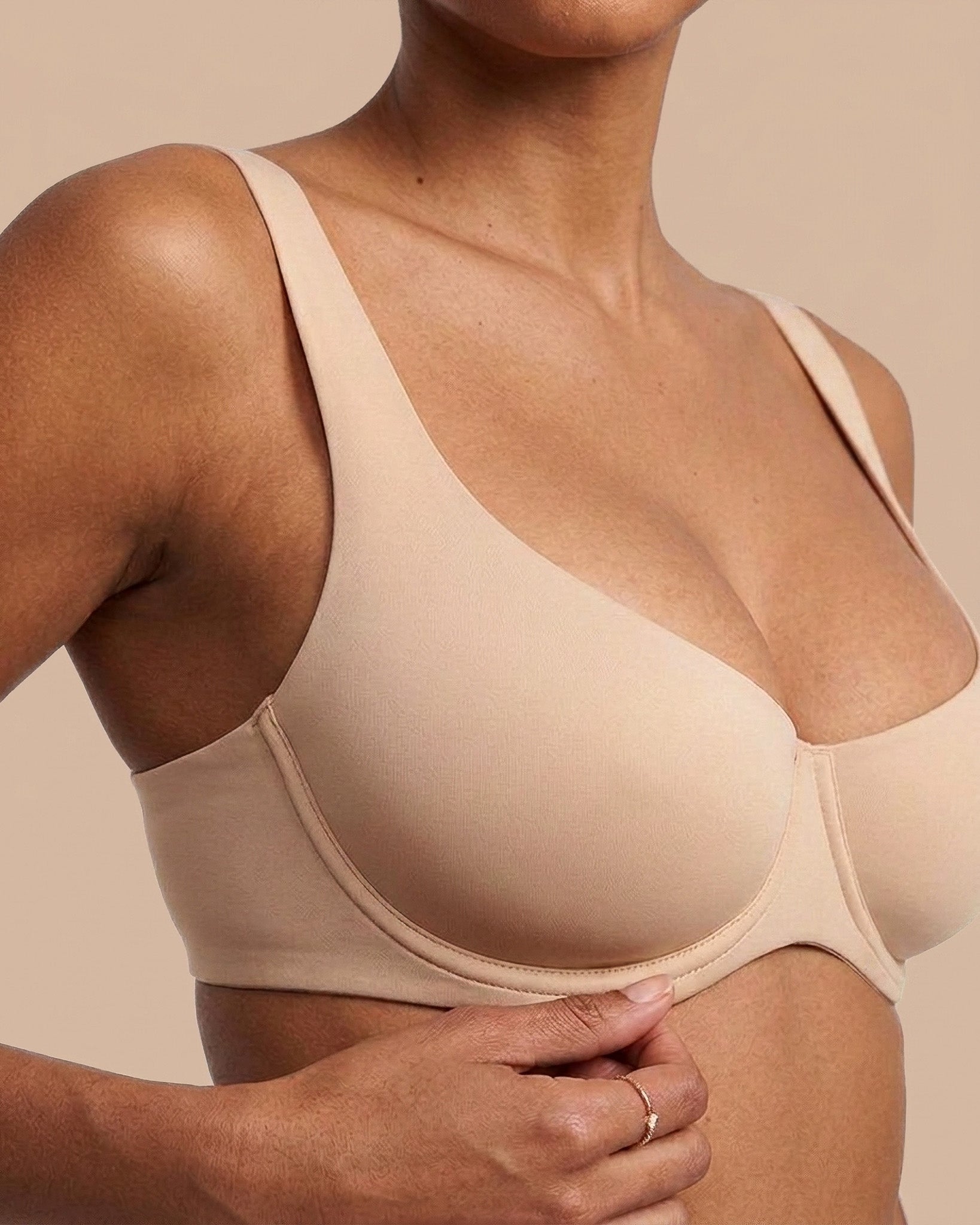 Jelly Underwire Support Seamless Unlined Balconette Bra TheJellyBra