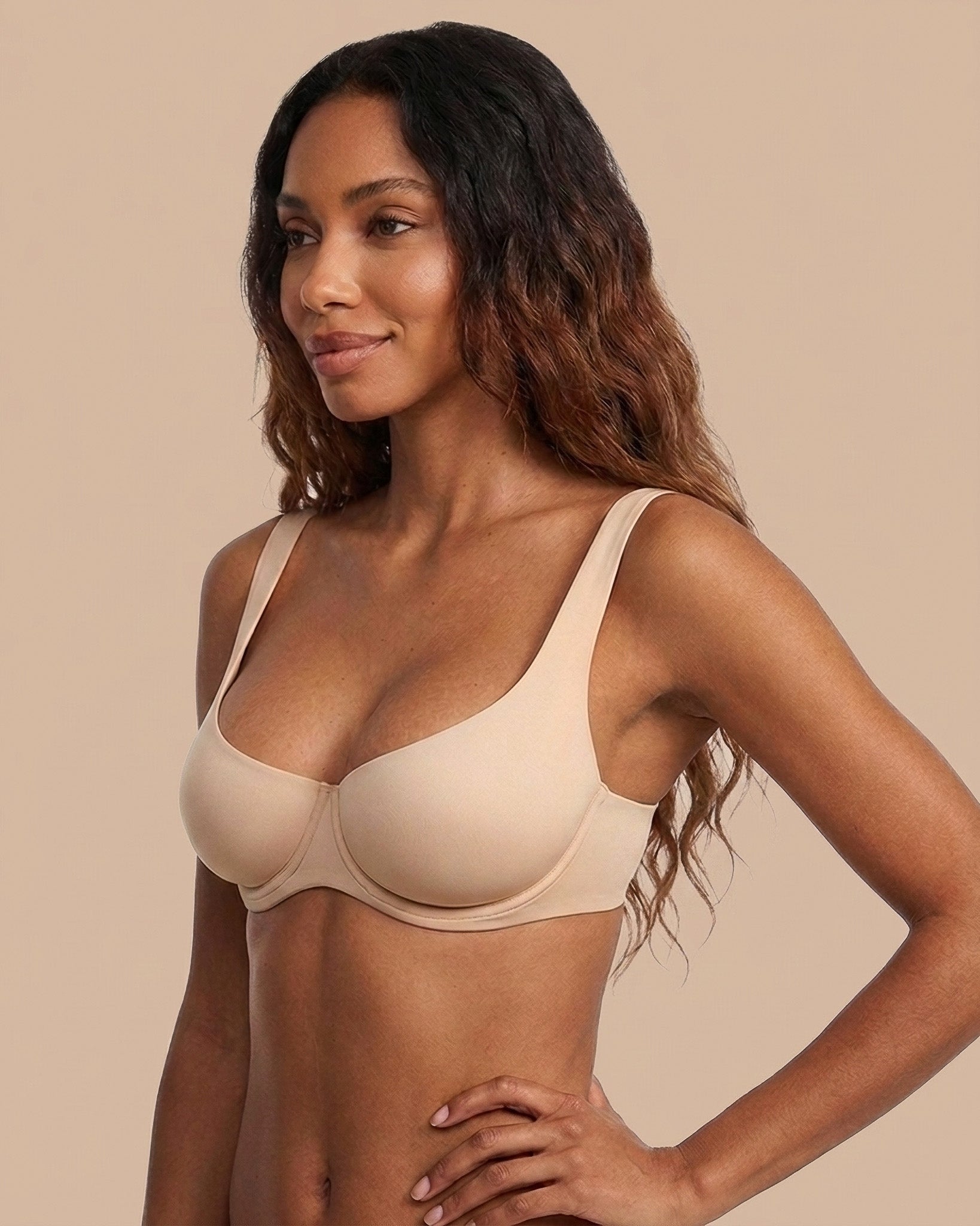 Jelly Underwire Support Seamless Unlined Balconette Bra TheJellyBra