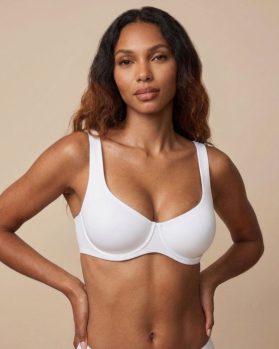 Jelly Underwire Support Seamless Unlined Balconette Bra TheJellyBra