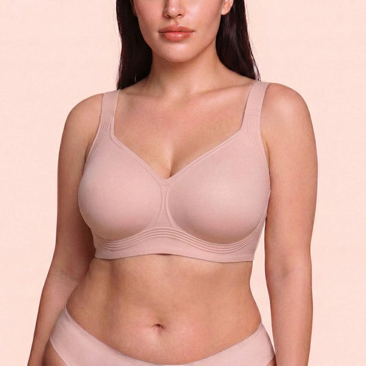 The Jelly Bra mauve – best no wire lift bra for women over 50, gel bra that lifts sagging breasts
