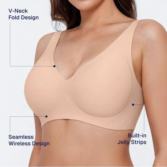 A push-up bra that lifts without hurting