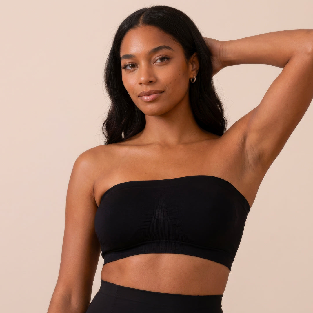 Strapless Bandeau Bra with Wireless Comfort & Anti-Slip Grip TheJellyBra