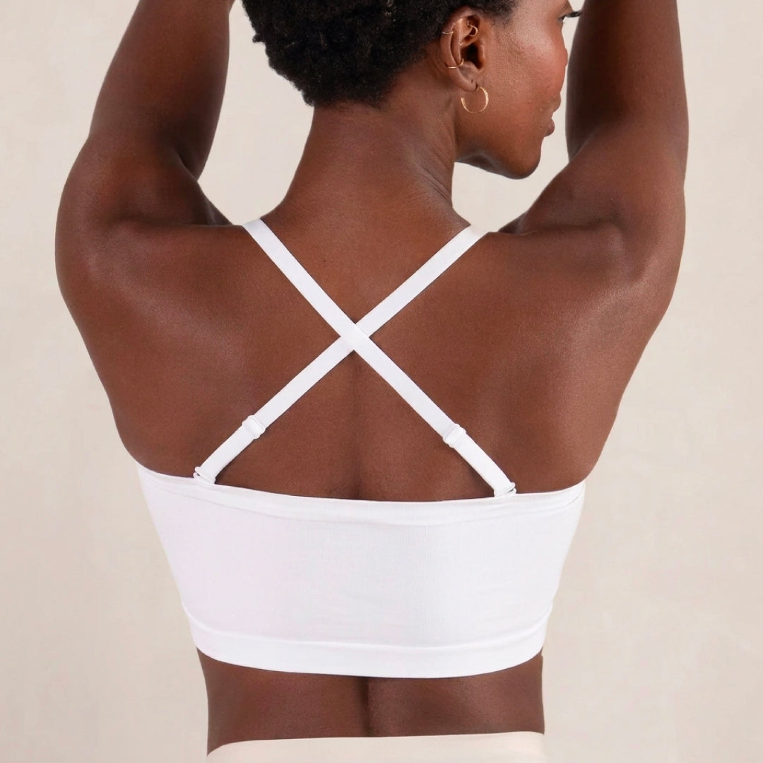 Convertible Strapless Bandeau Bra with Wireless Comfort & Anti-Slip Grip TheJellyBra