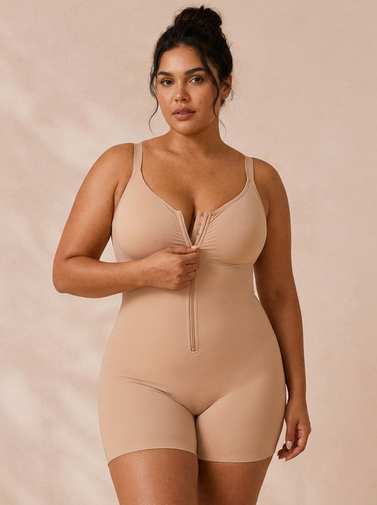 Shapewear Tummy Control Bodysuits Zip-Up TheJellyBra